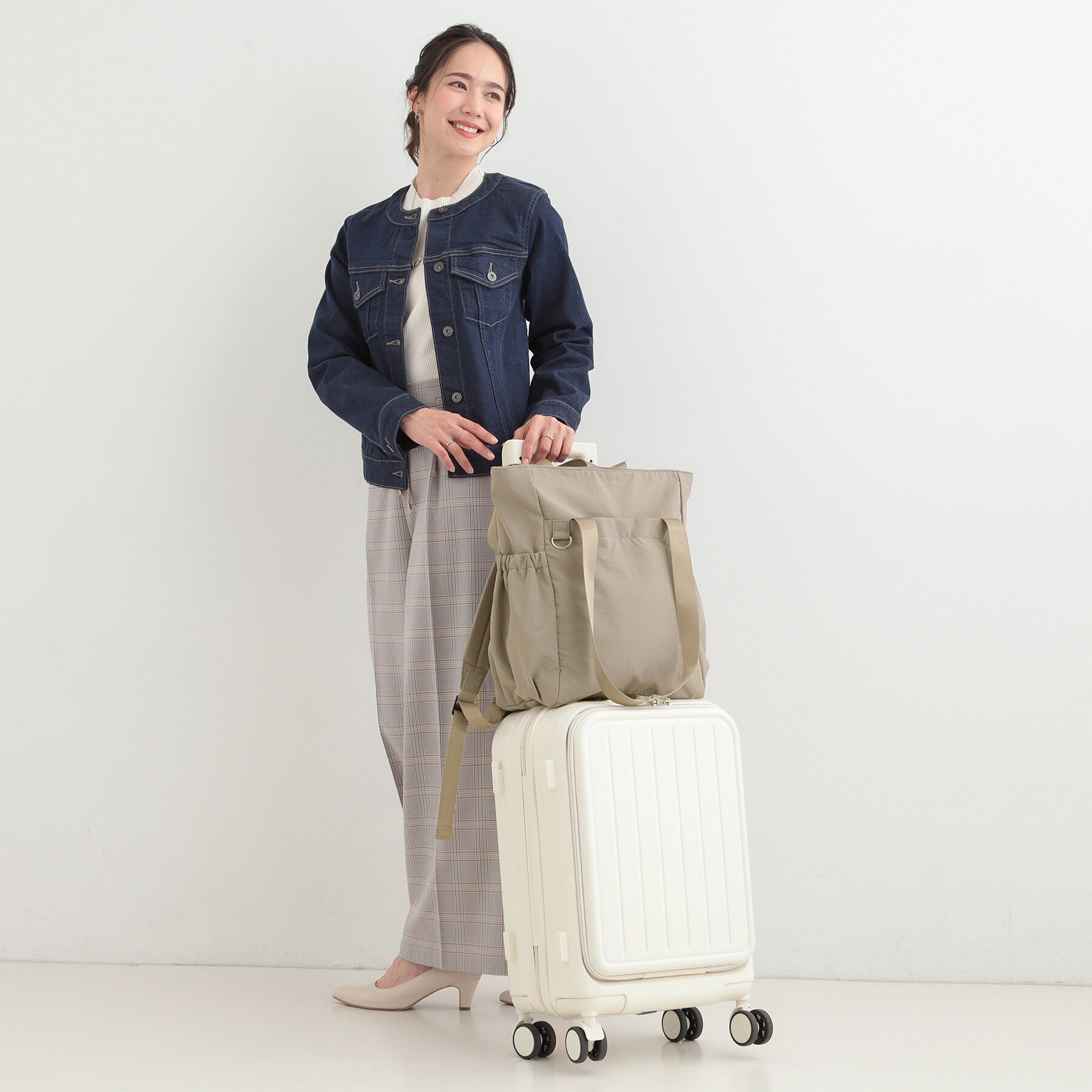 SHOO･LA･RUE「【撥水】トートにもなるスクエアリュック」|リュック|