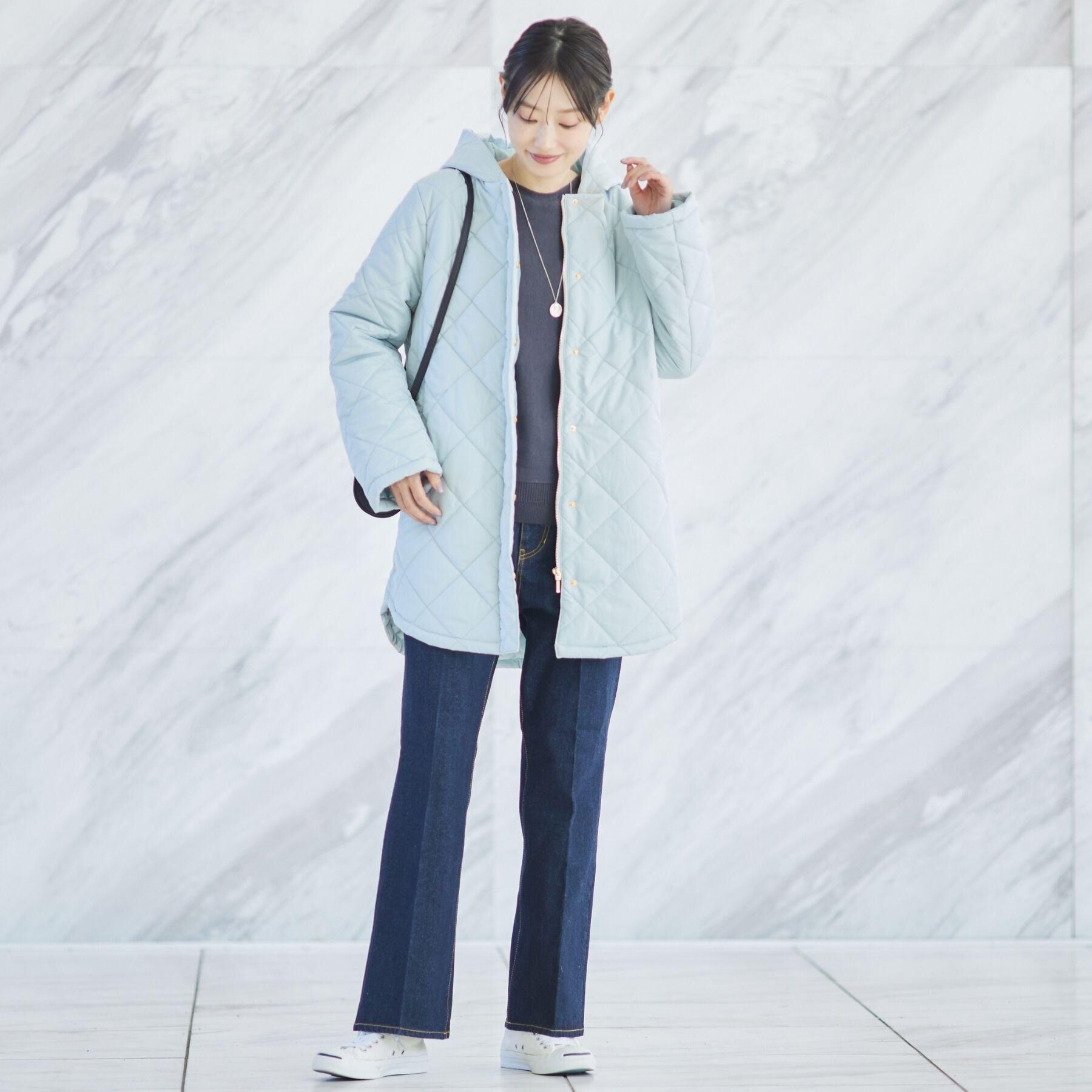 Dessin「【2WAY/洗える】中綿キルトコート」|ダウン|