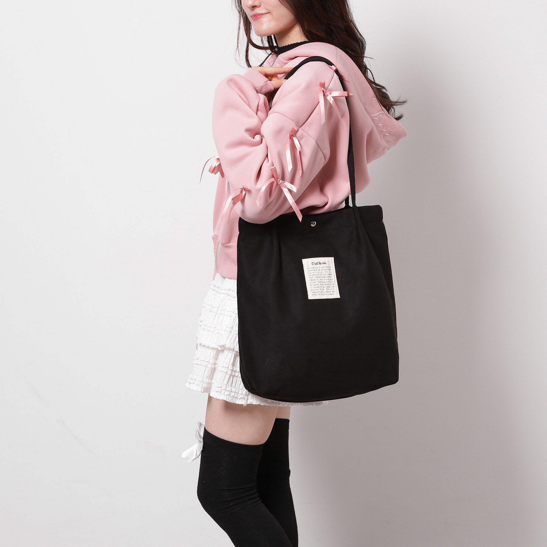 Ober Tashe「【新生活・新学期】ハンドルタックトート」|トートバッグ|