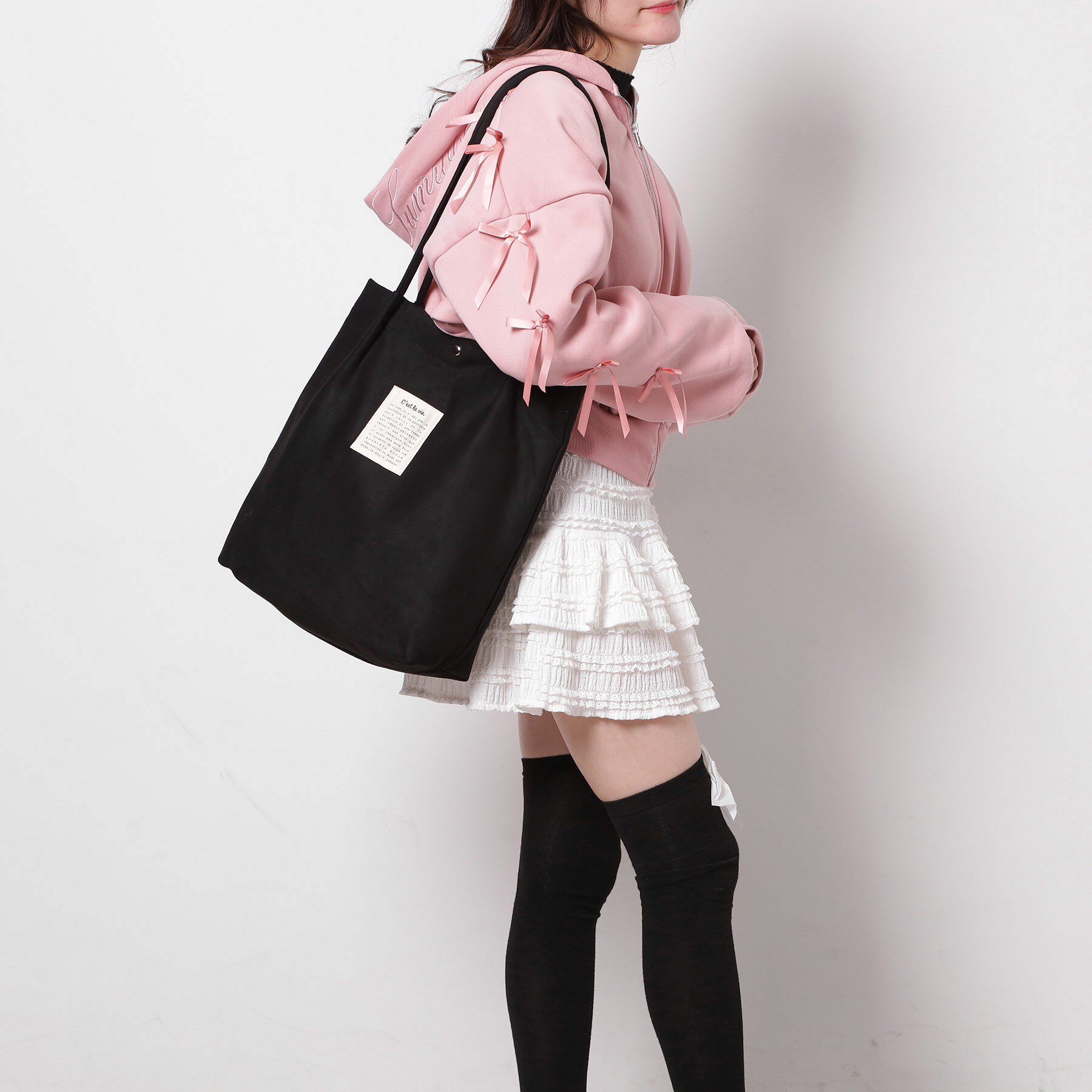 Ober Tashe「【新生活・新学期】ハンドルタックトート」|トートバッグ|