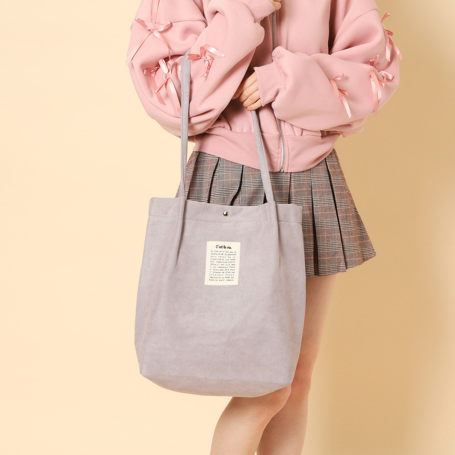 Ober Tashe「【新生活・新学期】ハンドルタックトート」|トートバッグ|