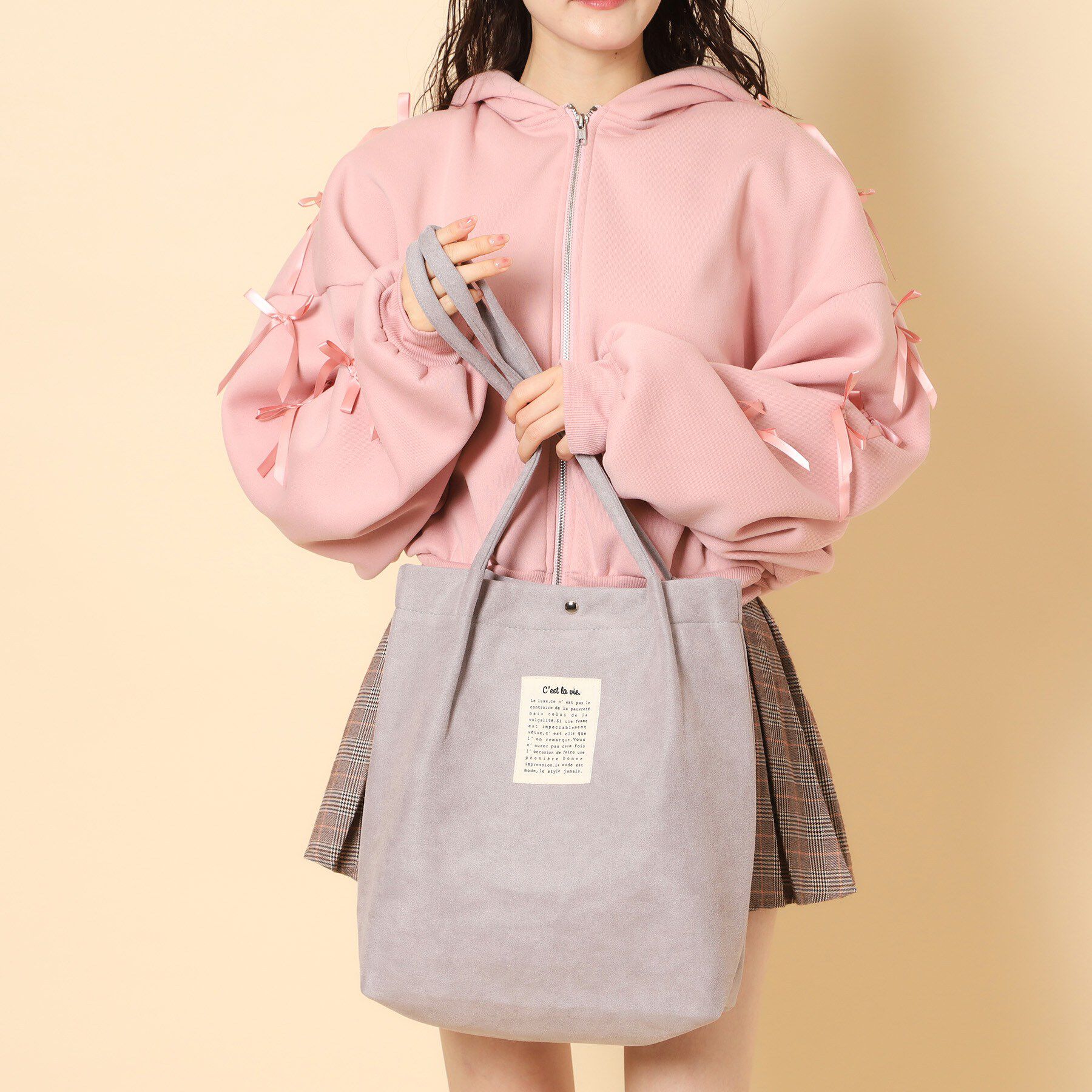 Ober Tashe「【新生活・新学期】ハンドルタックトート」|トートバッグ|