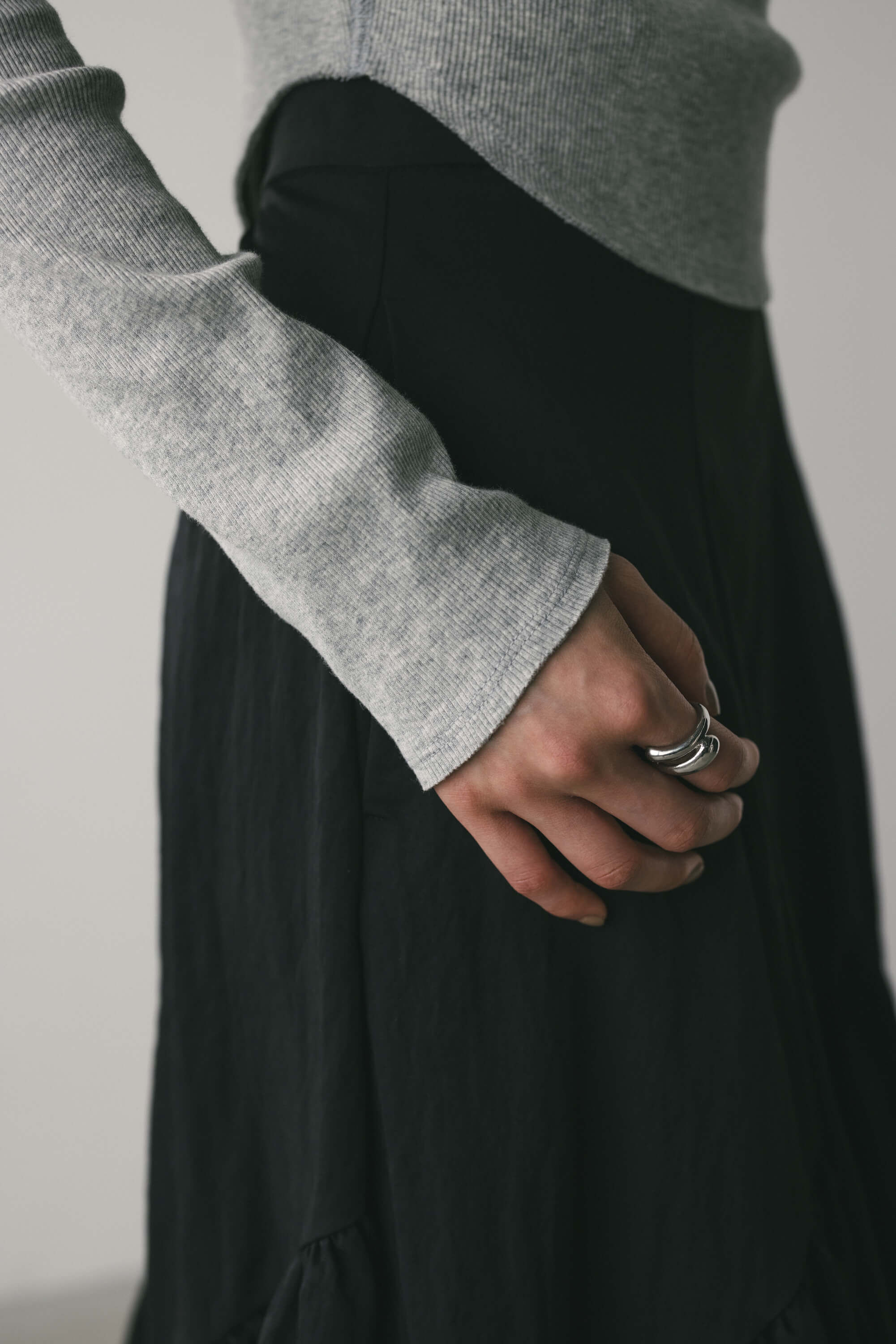 STYLEMIXER「ヘムラウンドリブトップ」|Tシャツ・カットソー|