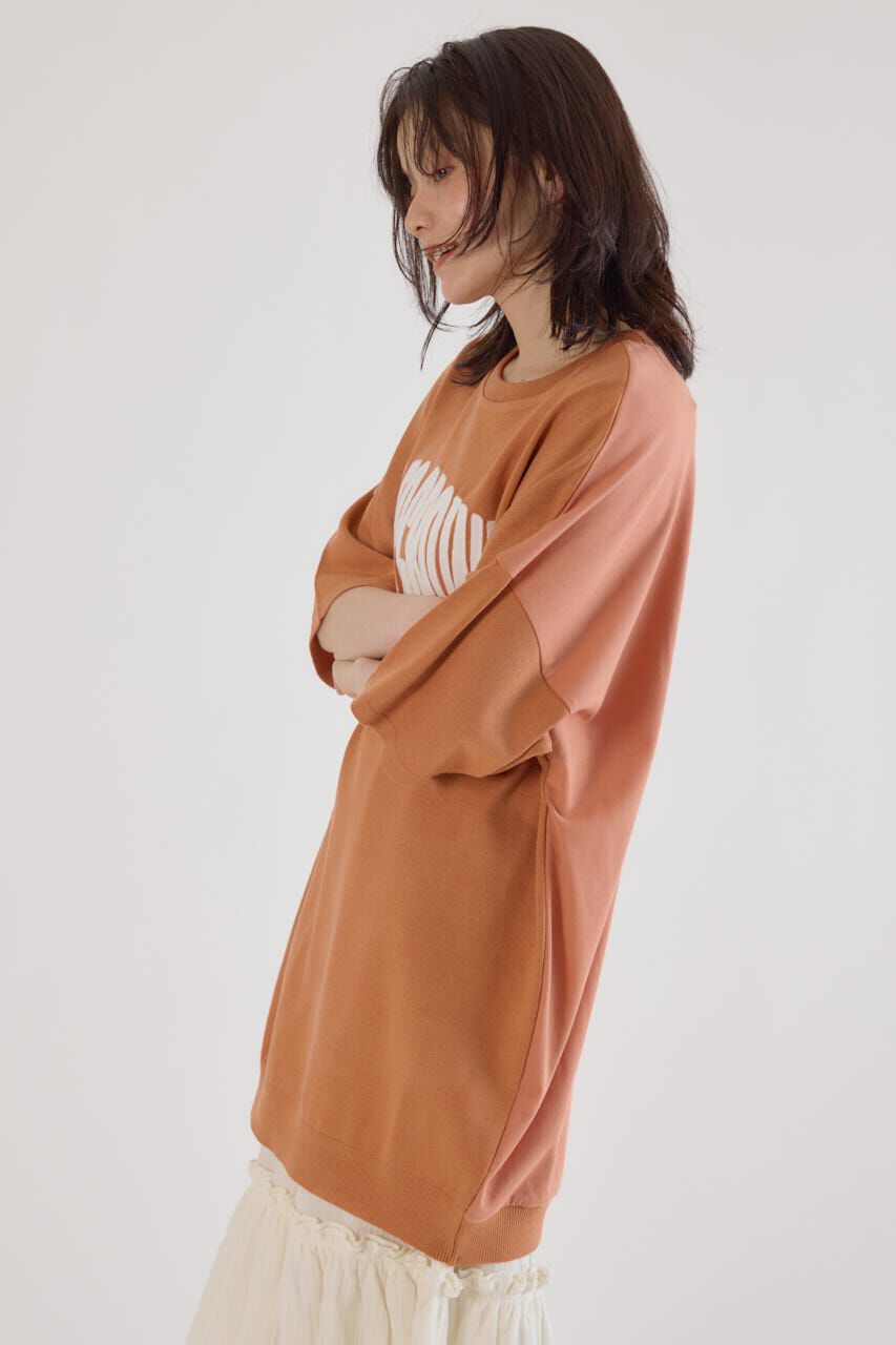 RODEO CROWNS「CURVE LOGOコンビニットワンピース」|ワンピース|