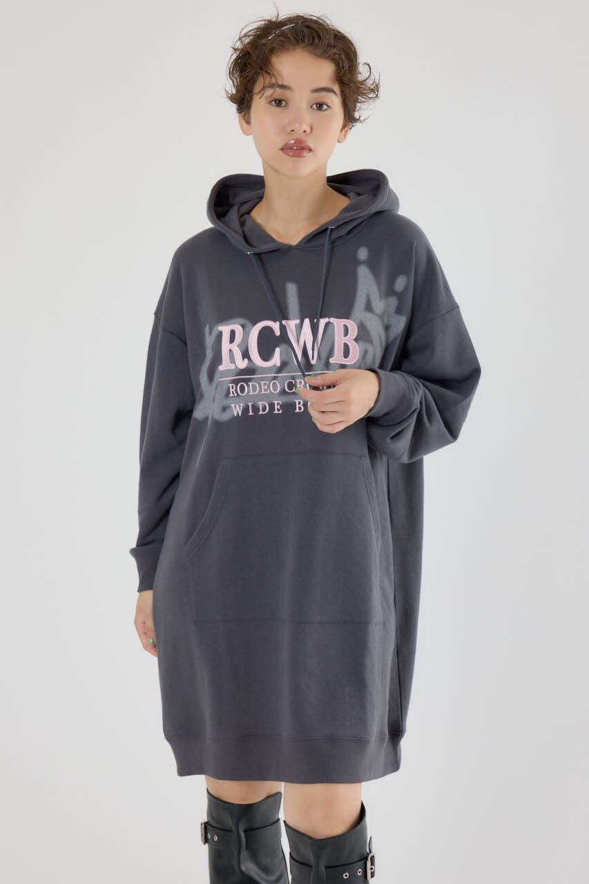 RODEO CROWNS「シャドーロゴパーカーワンピース」|ワンピース|