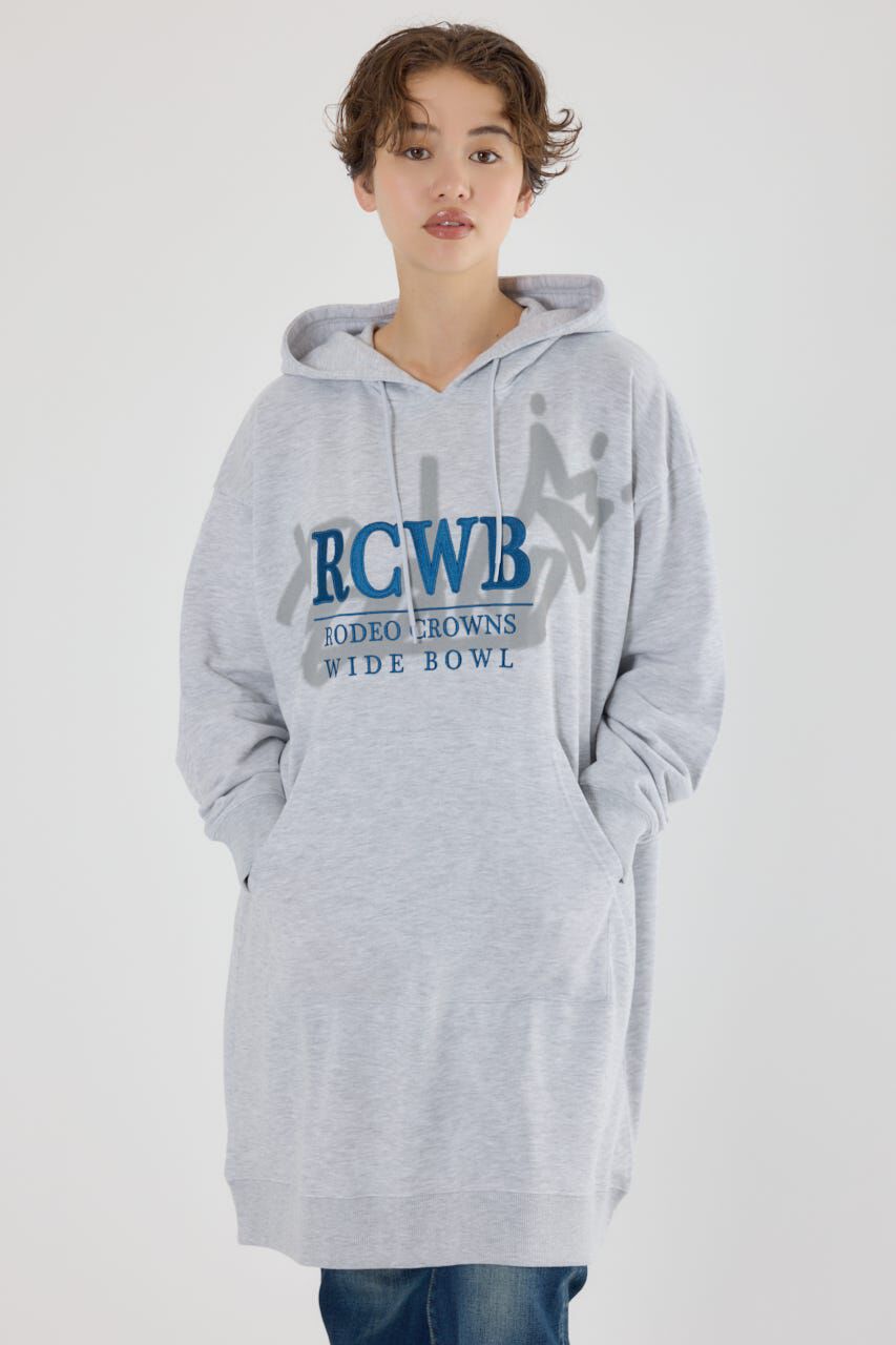 RODEO CROWNS「シャドーロゴパーカーワンピース」|ワンピース|