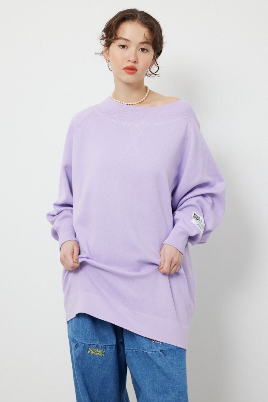 RODEO CROWNS「スウェットライクオフショルニットワンピース」|ワンピース|