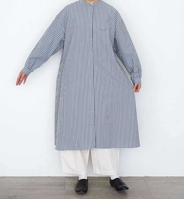 休日と詩「小さなポケットのロングシャツ」|シャツ・ブラウス|