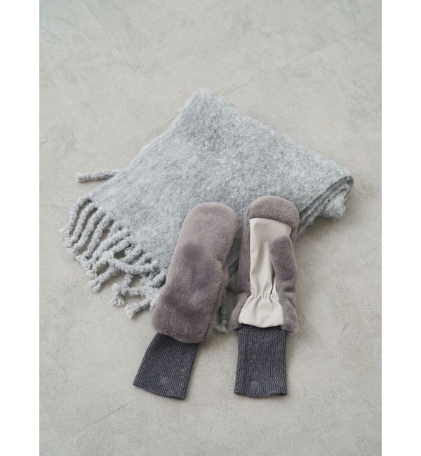 ELENDEEK「FUR MITTEN」|手袋|