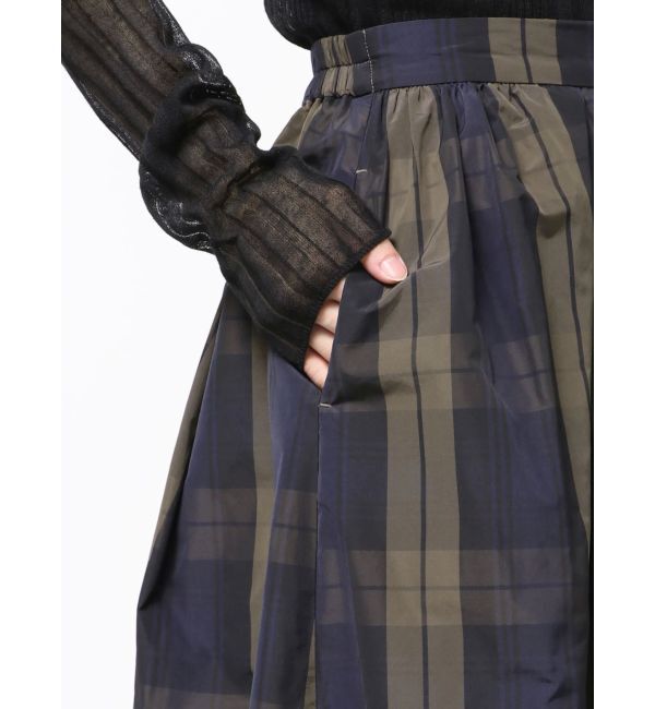 ELENDEEK「CROSS TUCK GATHER SK」|スカート|