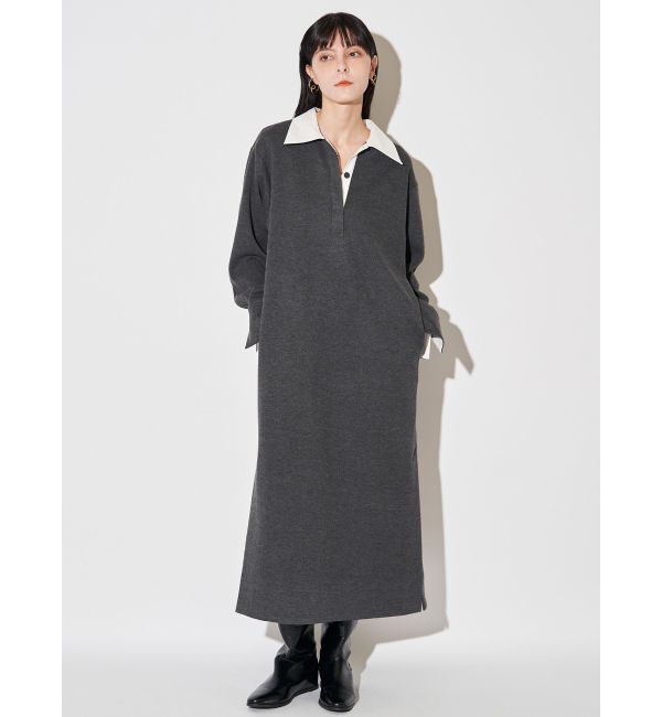 ELENDEEK「BICOLOR POLO OP」|ワンピース|