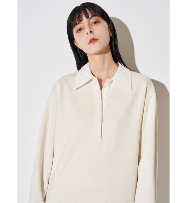 ELENDEEK「BICOLOR POLO OP」|ワンピース|