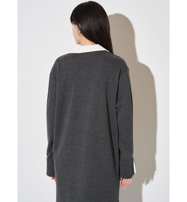 ELENDEEK「BICOLOR POLO OP」|ワンピース|