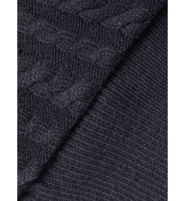 dazzlin「【20周年記念復刻！】ケーブルシャツドッキングニット」|ニット・セーター|