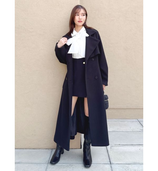 dazzlin「2WAYボウタイタックペプラムブラウスⅡ」|シャツ・ブラウス|