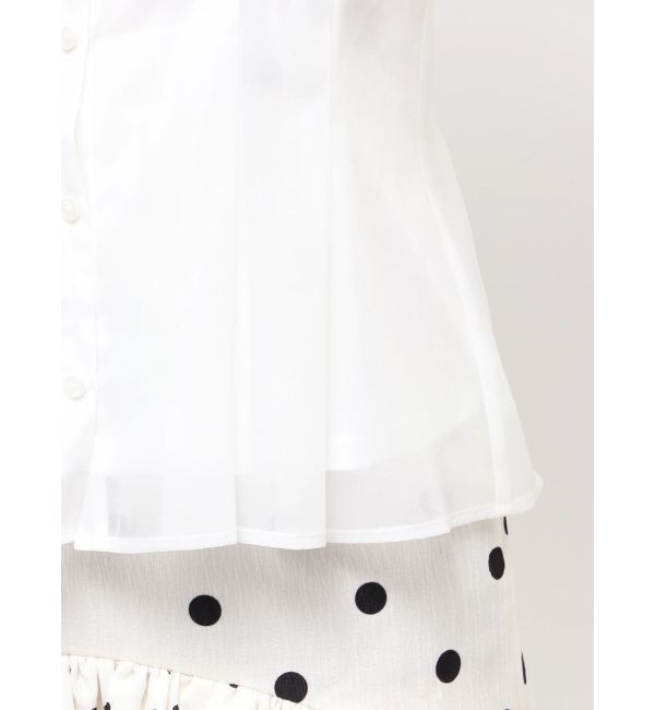 dazzlin「2WAYボウタイタックペプラムブラウスⅡ」|シャツ・ブラウス|