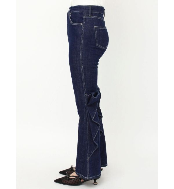 dazzlin「バックリボンフルイドパンツ」|デニム|