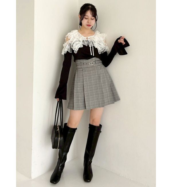 dazzlin「シアーラッフルカットトップス」|Tシャツ・カットソー|