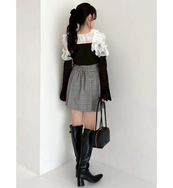 dazzlin「シアーラッフルカットトップス」|Tシャツ・カットソー|