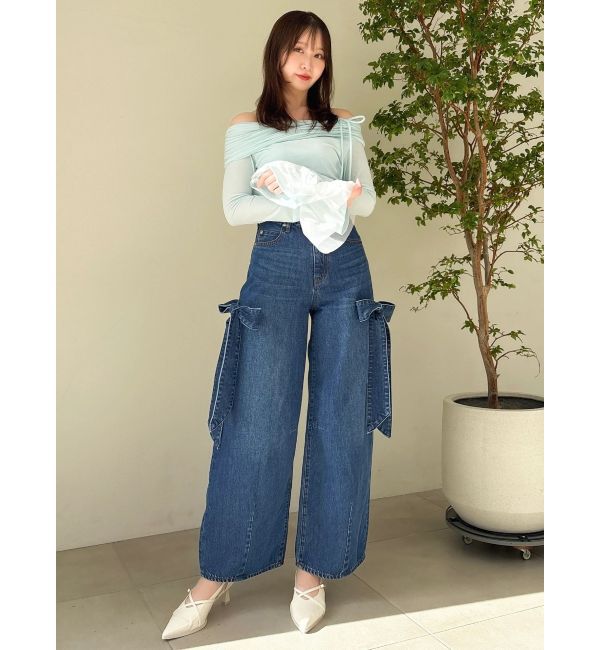 dazzlin「シアーベロアオフショルトップスⅡ」|Tシャツ・カットソー|