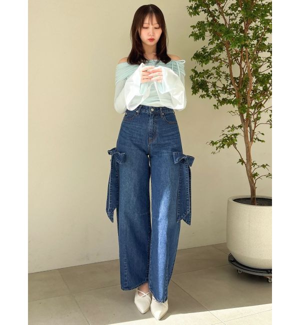 dazzlin「シアーベロアオフショルトップスⅡ」|Tシャツ・カットソー|