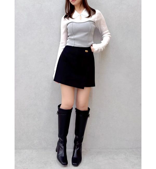 dazzlin「シアーレイヤードライクニットトップス」|ニット・セーター|