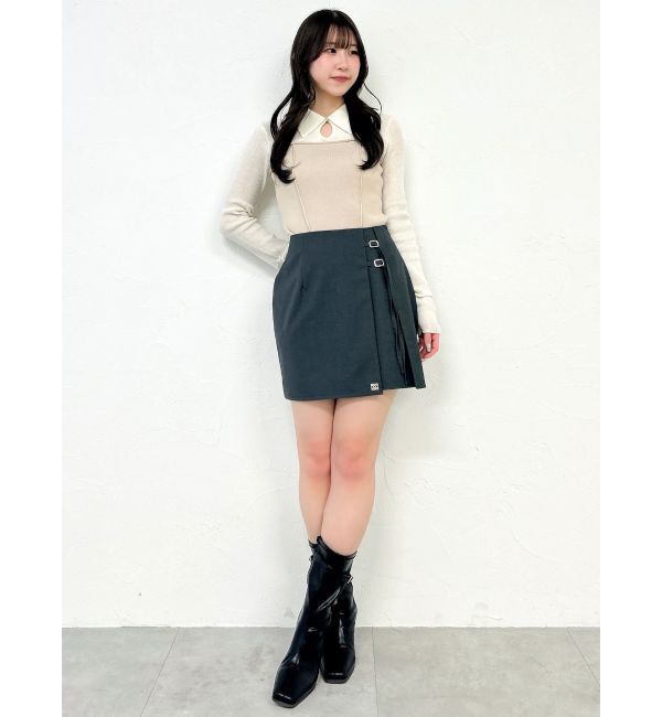 dazzlin「シアーレイヤードライクニットトップス」|ニット・セーター|