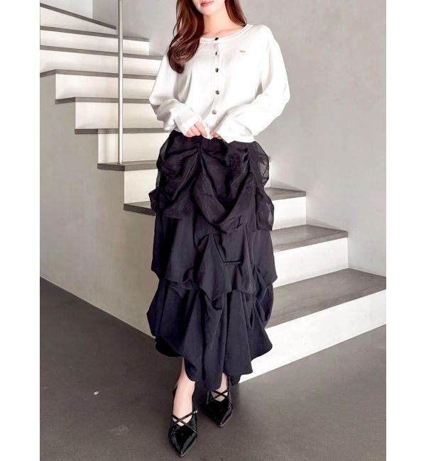 dazzlin「プレートシンプルカーディガン」|カーディガン|