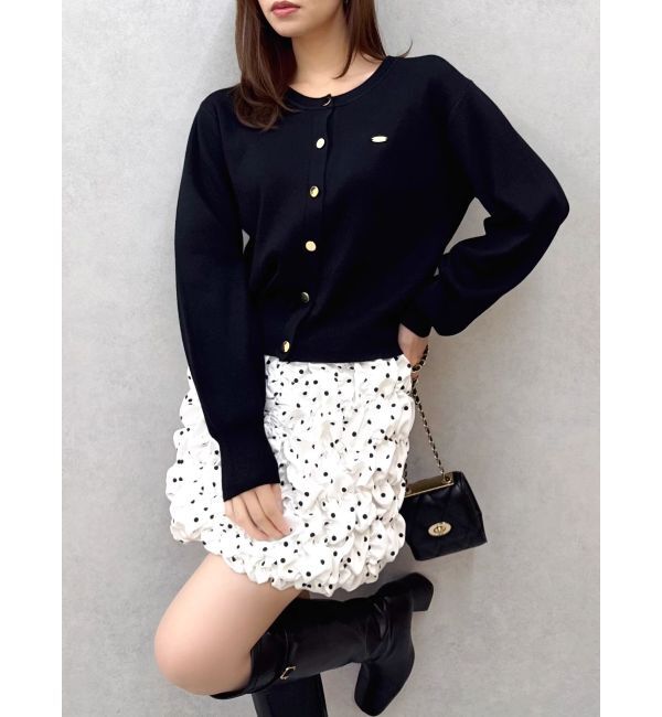 dazzlin「プレートシンプルカーディガン」|カーディガン|