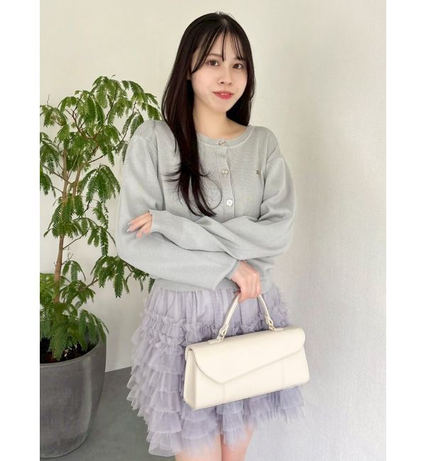 dazzlin「プレートシンプルカーディガン」|カーディガン|