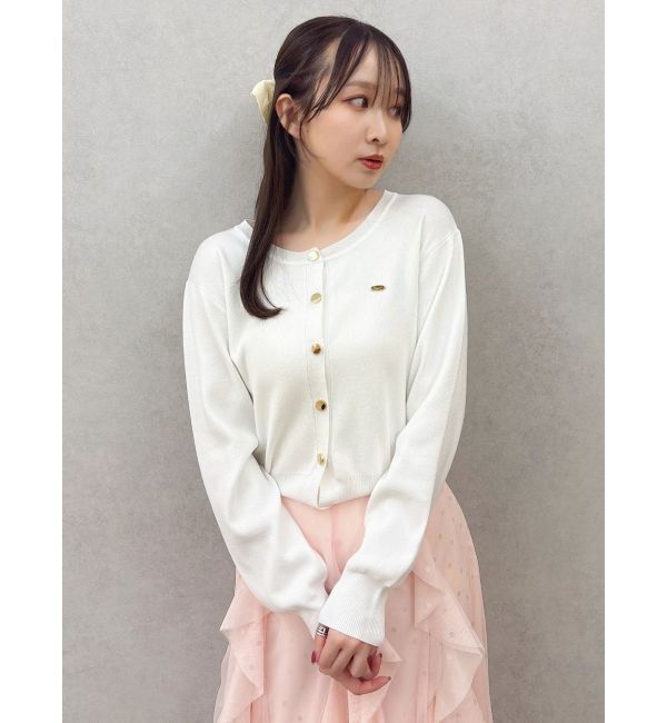 dazzlin「プレートシンプルカーディガン」|カーディガン|