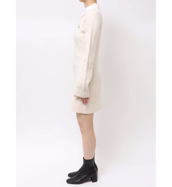 MERCURYDUO「U.S. POLO ASSN.別注 ケーブルニットワンピース」|ワンピース|