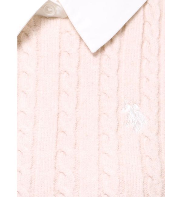 MERCURYDUO「U.S. POLO ASSN.別注 ケーブルニットワンピース」|ワンピース|