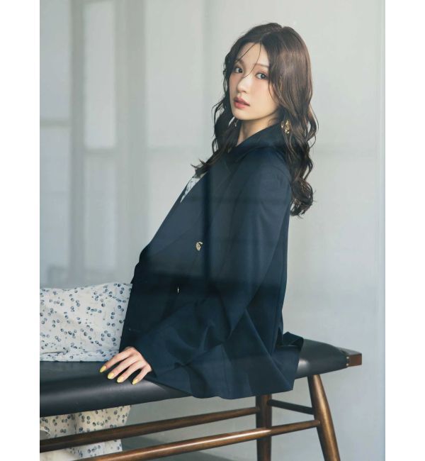 MERCURYDUO「ダブルラッフルバイカラーパイピングワンピース」|ワンピース|