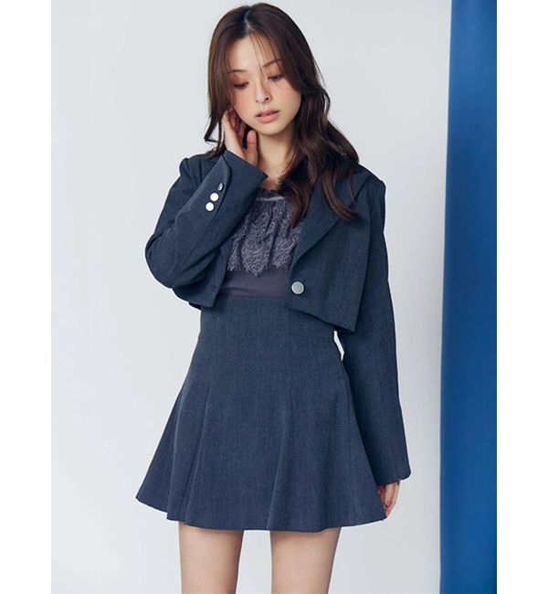 MERCURYDUO「【セットアップ着用可】バックZIPミニスカパン」|スカート|