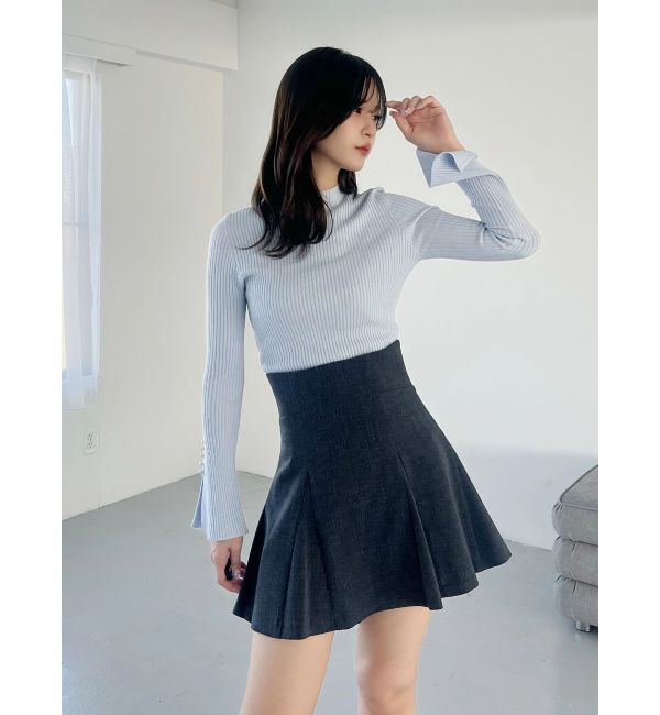 MERCURYDUO「【セットアップ着用可】バックZIPミニスカパン」|スカート|