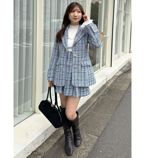 MERCURYDUO「【セットアップ着用可】バックZIPミニスカパン」|スカート|