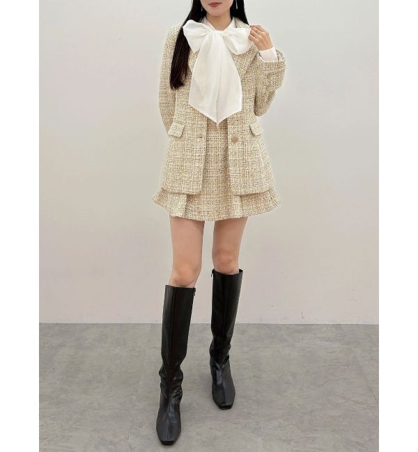 MERCURYDUO「【セットアップ着用可】バックZIPミニスカパン」|スカート|