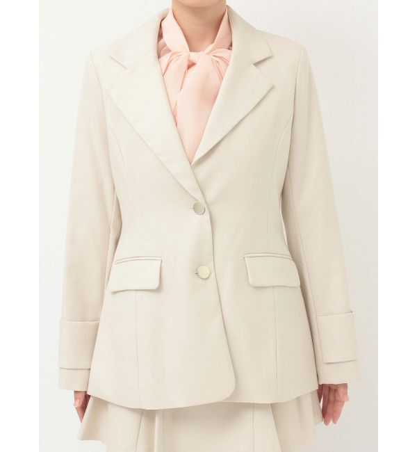 MERCURYDUO「【セットアップ着用可】フィットアンドフレアジャケット」|テーラードジャケット|