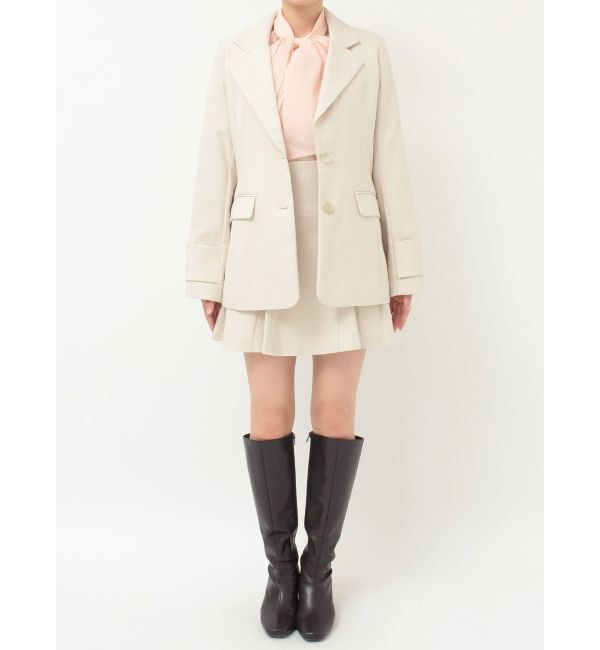 MERCURYDUO「【セットアップ着用可】フィットアンドフレアジャケット」|テーラードジャケット|