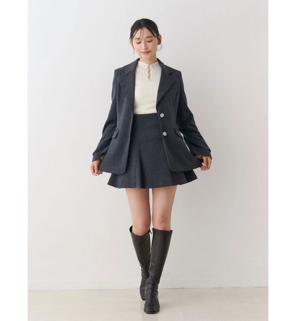 MERCURYDUO「【セットアップ着用可】フィットアンドフレアジャケット」|テーラードジャケット|