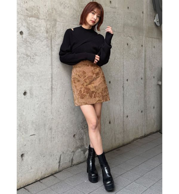 MURUA「カシュクールドッキングニット」|ニット・セーター|