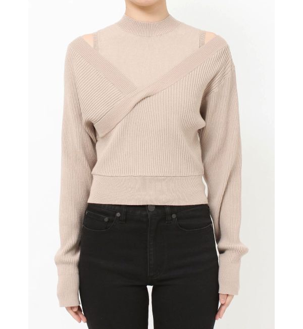 MURUA「カシュクールドッキングニット」|ニット・セーター|