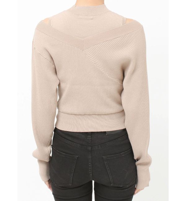 MURUA「カシュクールドッキングニット」|ニット・セーター|