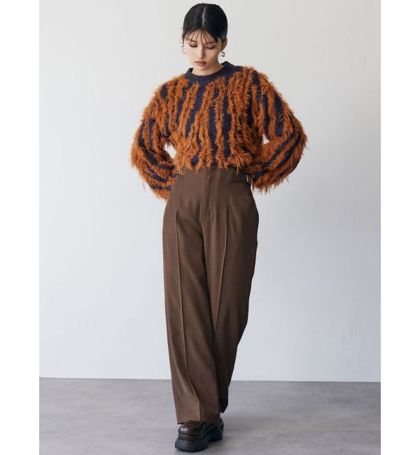 MURUA「バイカラーシャギーニット」|ニット・セーター|