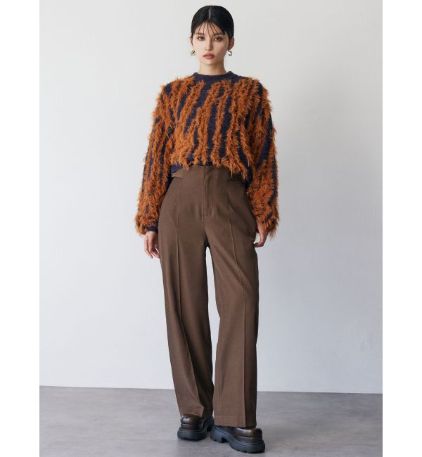 MURUA「バイカラーシャギーニット」|ニット・セーター|