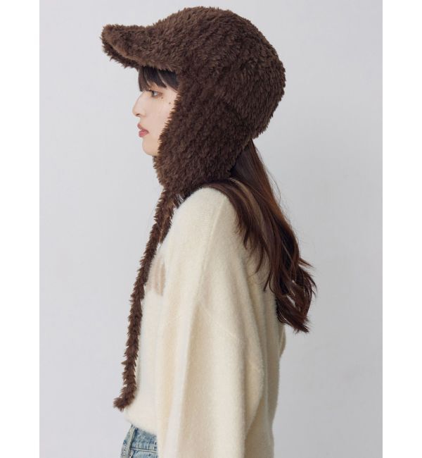 MURUA「フライトニットファーキャップ」|キャップ・キャスケット|