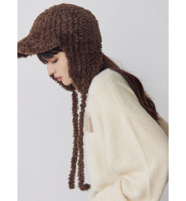 MURUA「フライトニットファーキャップ」|キャップ・キャスケット|