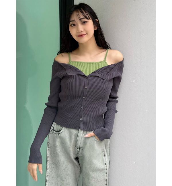 MURUA「キャミドッキングニット」|ニット・セーター|