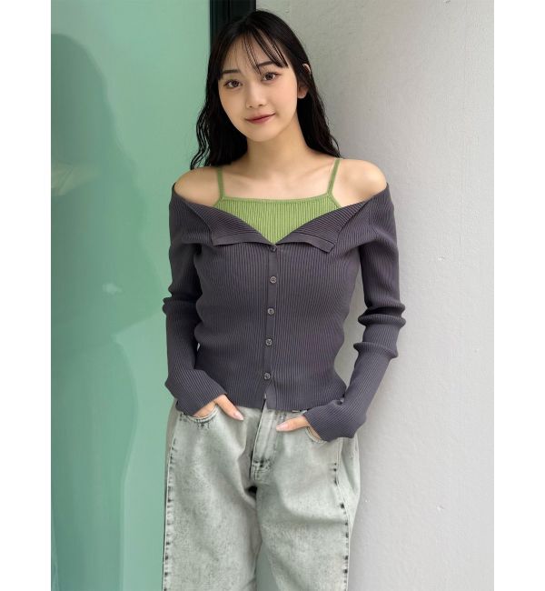 MURUA「キャミドッキングニット」|ニット・セーター|